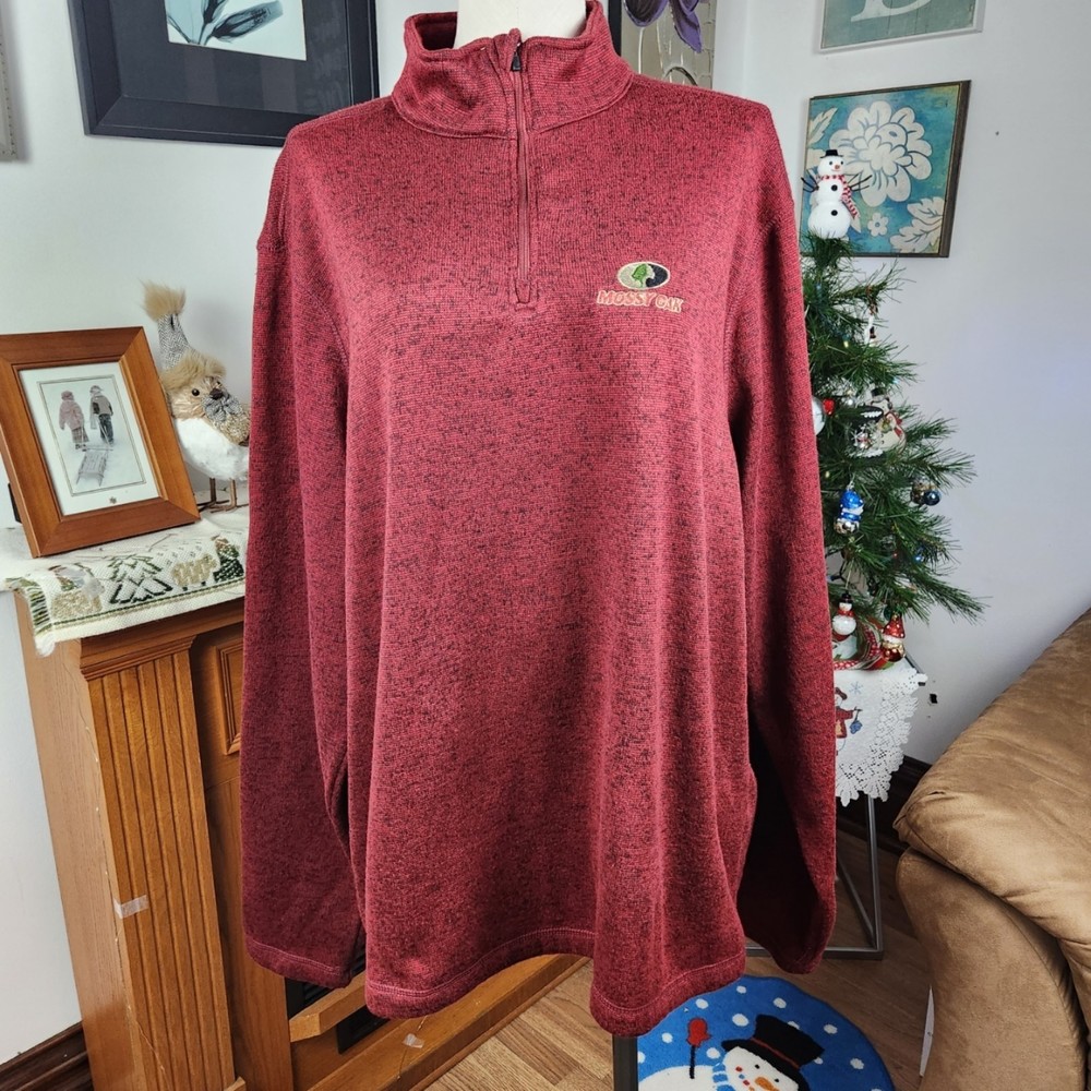 Mossy Oak Men's 1/4 Zip Fleece Size 2XL